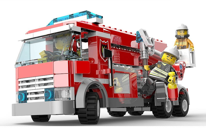 City – 2013' Fire lego fire truck HD wallpaper