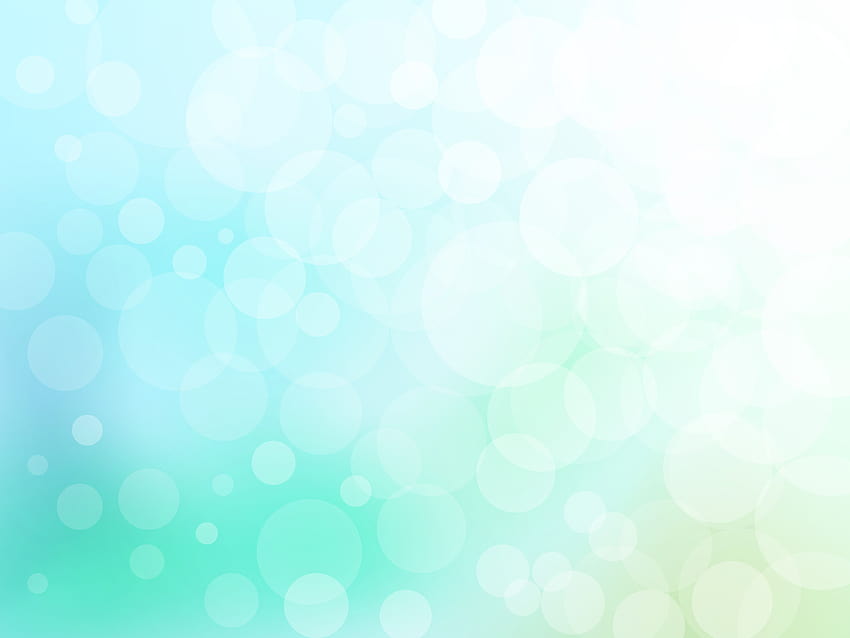 Bokeh abstract backgrounds on blue and green vector graphic art., blue and green abstract HD wallpaper