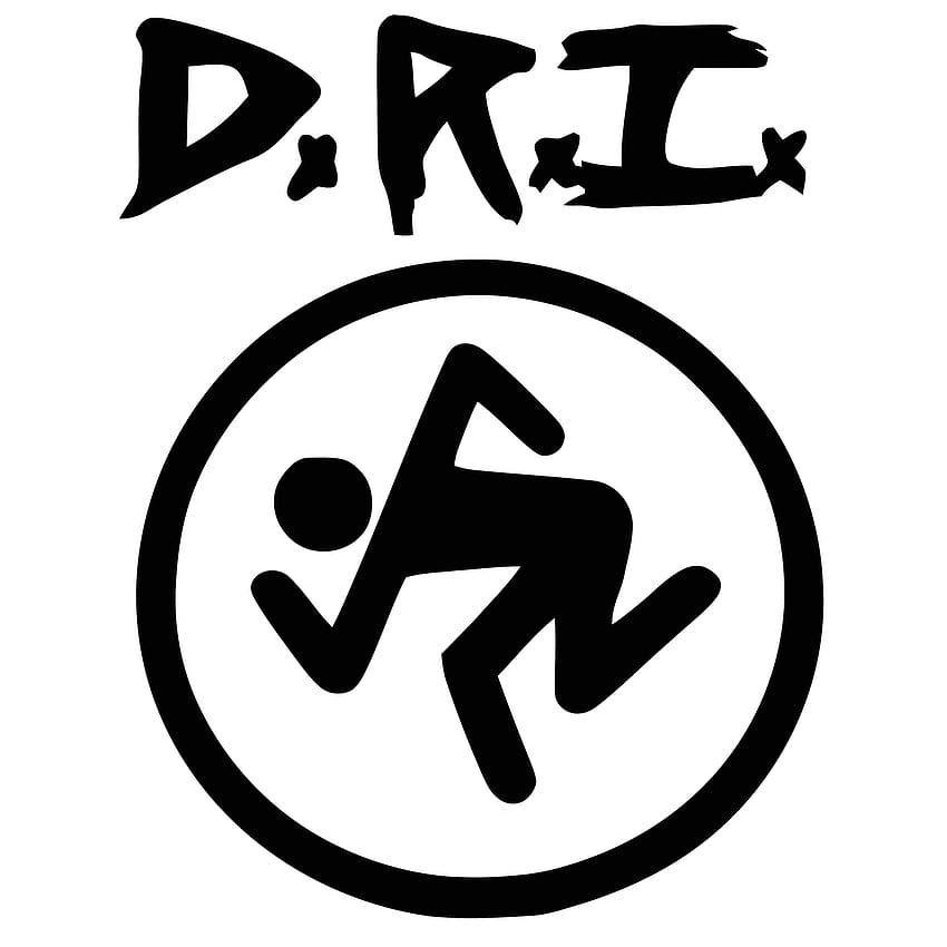DRI Dirty Rotten Imbeciles Logo Punk Rock Thrash Metal Vinyl Decal Sti – Pink Pineapple Works HD тапет за телефон