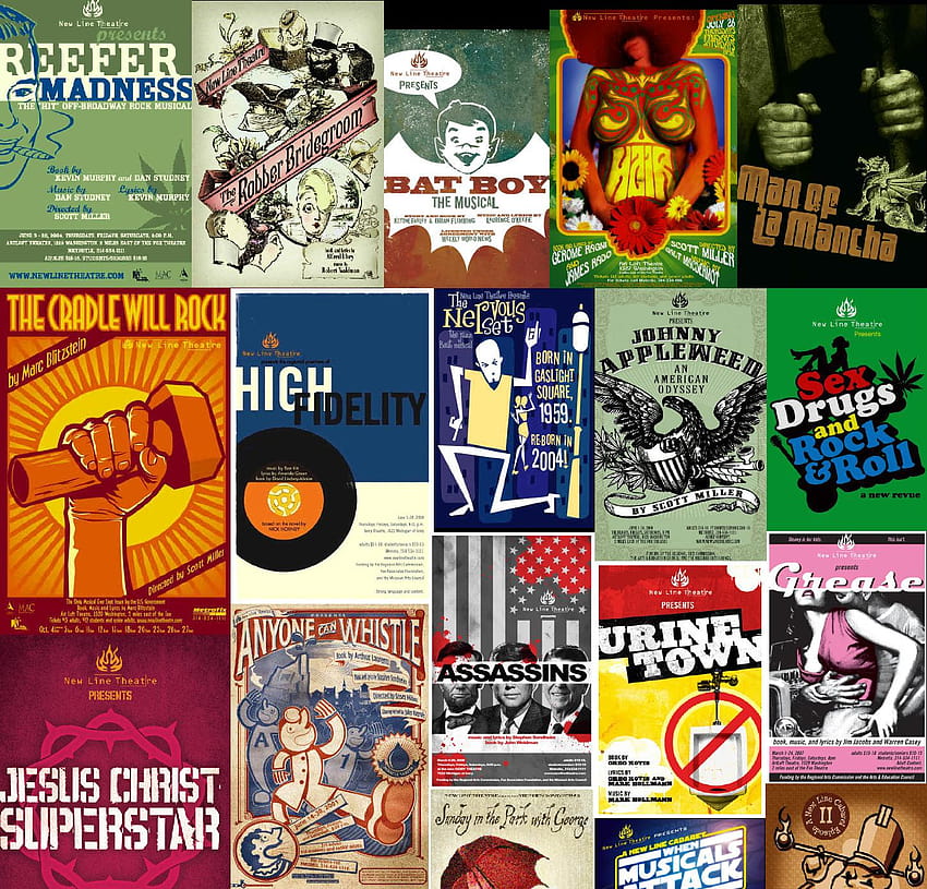 musicals ,poster,graphic design,organism,comics,fiction, broadway musical HD wallpaper