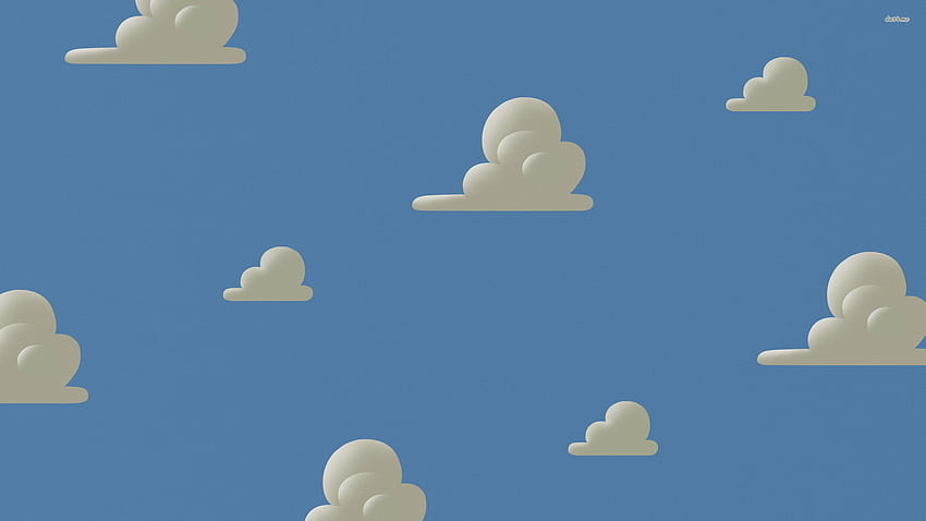 Toy Story Cloud, estetika cerita mainan Wallpaper HD