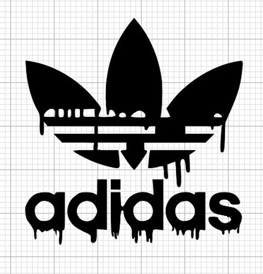 Adidas Drip Svg, fajne logo kroplówki adidas Tapeta na telefon HD