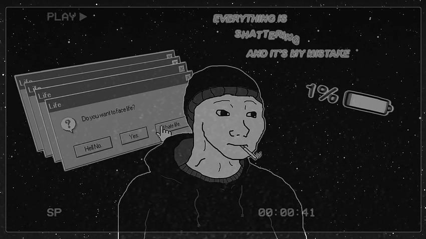 The Doomer., wojak HD wallpaper