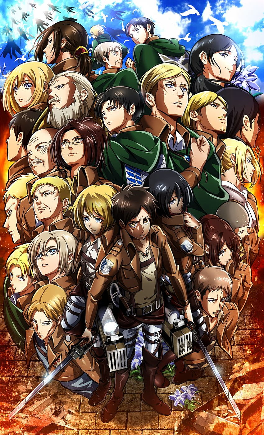 android attack on titan HD phone wallpaper