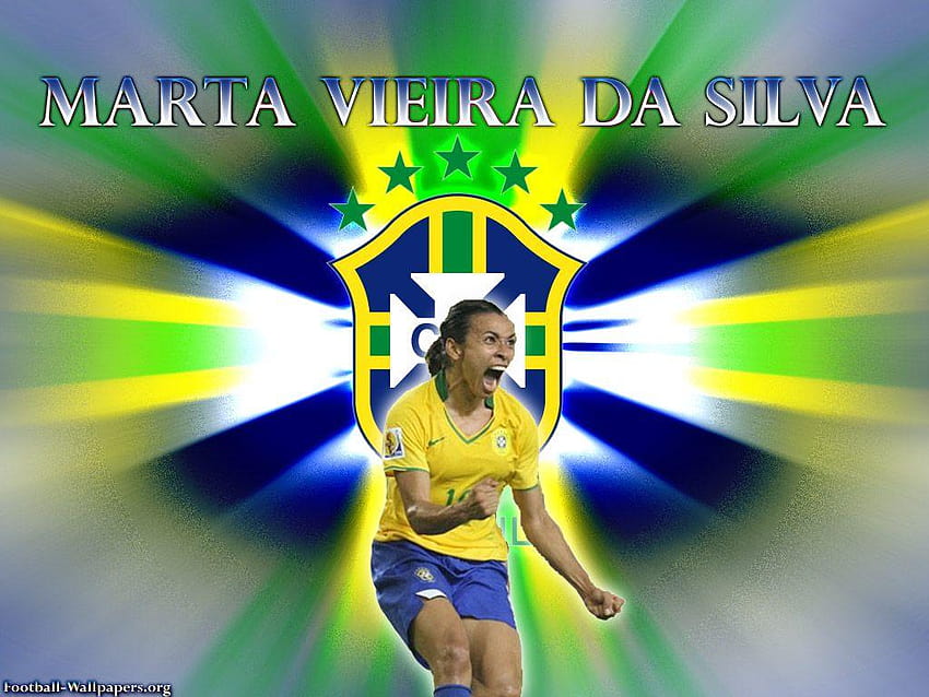 Mejores jugadores deportivos y noticias: Marta Vieira da Silva Brasil fondo de pantalla