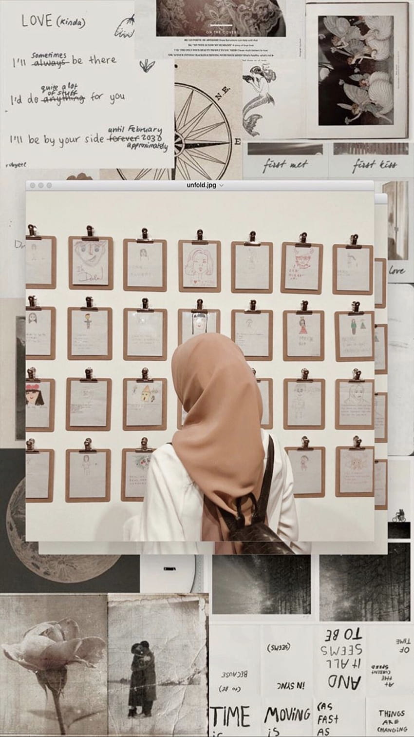 Pin di hijab aesthetic wallpaper ponsel HD