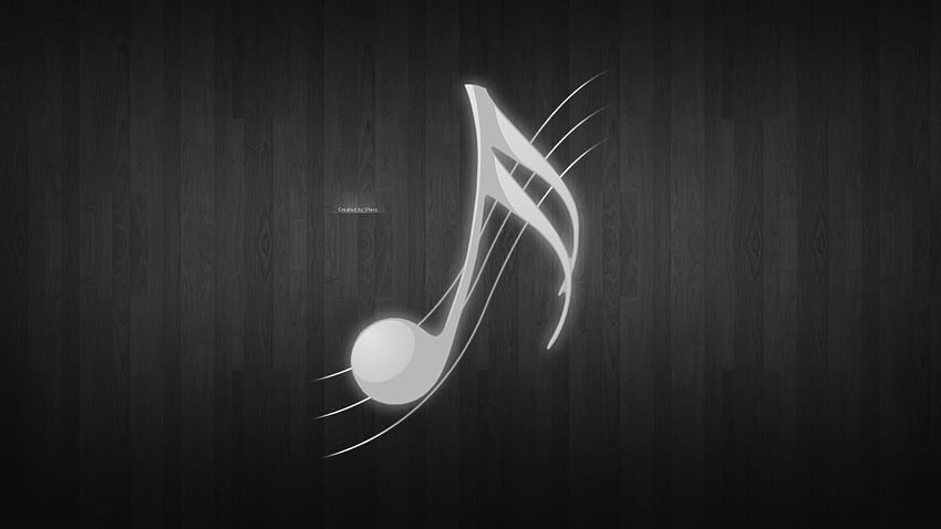 Schwarze Musiknoten, Musiksymbol HD-Hintergrundbild