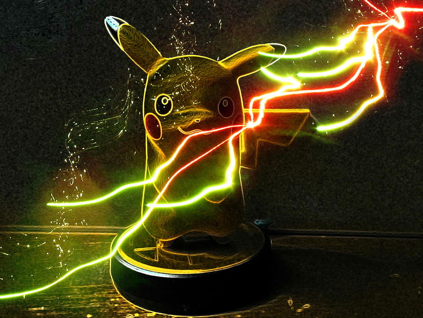 Ilustração De Pokemon Pikachu Sentado Foto de Stock Editorial - Ilustração  de néon, idéia: 212936308