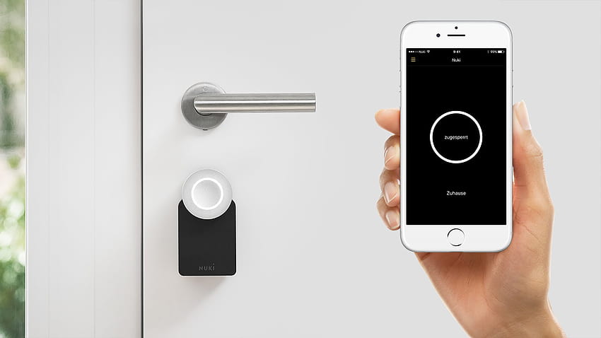 Smart Door Lock HD wallpaper