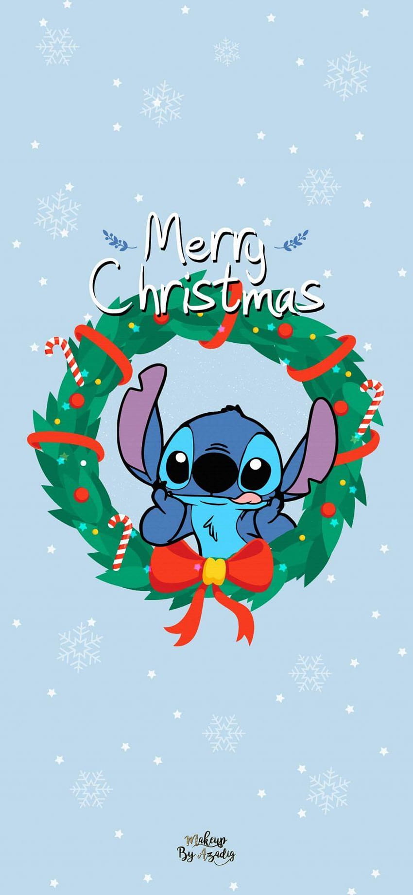 9 : Fond d'écran Disney Stitch Christmas, stitch xmas wallpaper ponsel HD