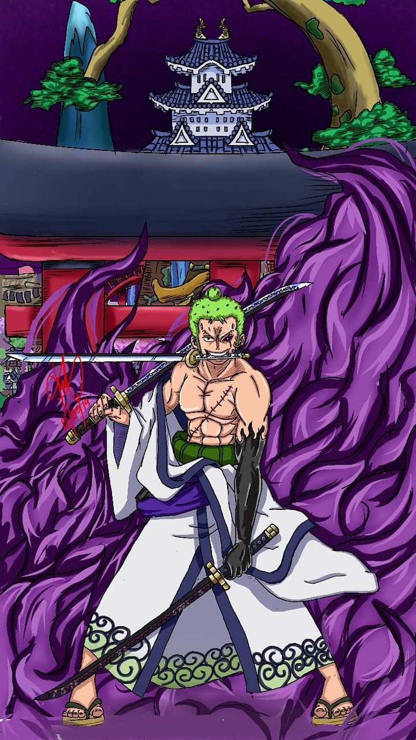 Zoro Haki Enma One Piece, an art print by Anime & Manga aesthetic