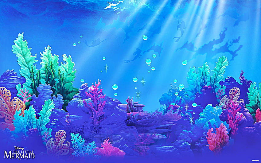 Hintergründe der kleinen Meerjungfrau HD-Hintergrundbild