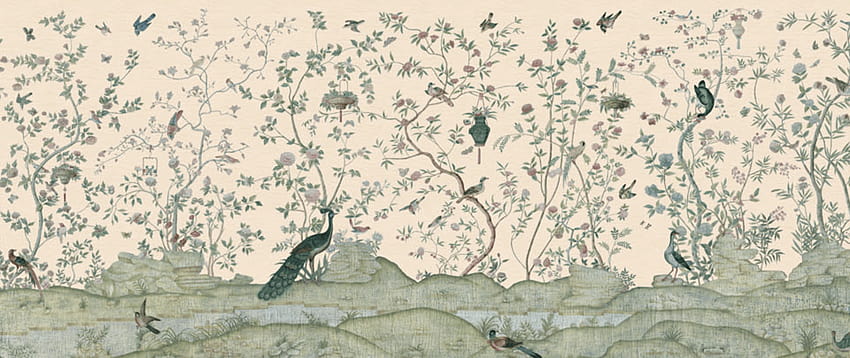Xanadu Landscape, diseño chino fondo de pantalla
