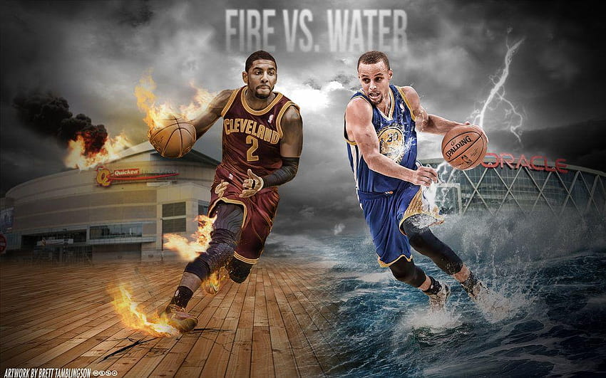 Kyrie Irving and Stephen Curry HD wallpaper