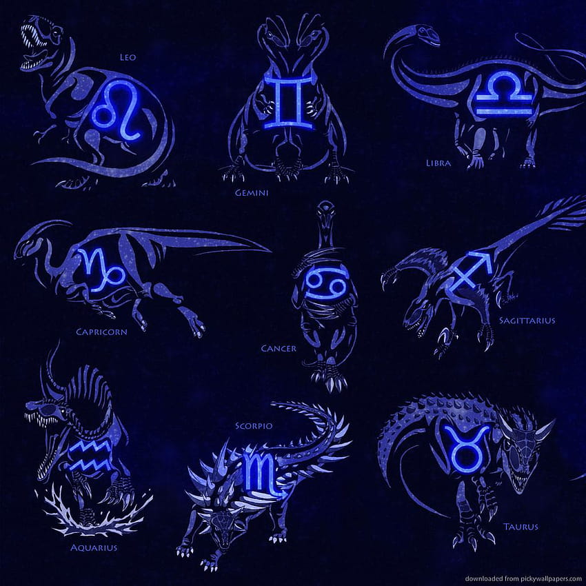 Zodiac Art Dinosaur Signs For IPad, libra zodiac quotes HD phone wallpaper