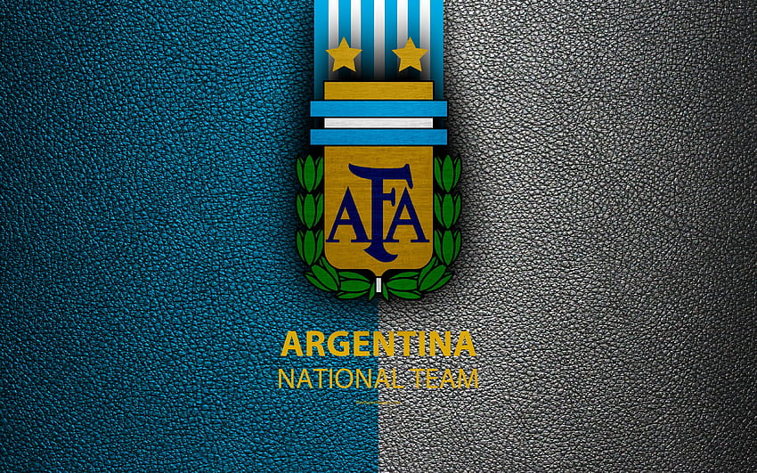 Argentina national football team, leather, argentina logo HD wallpaper