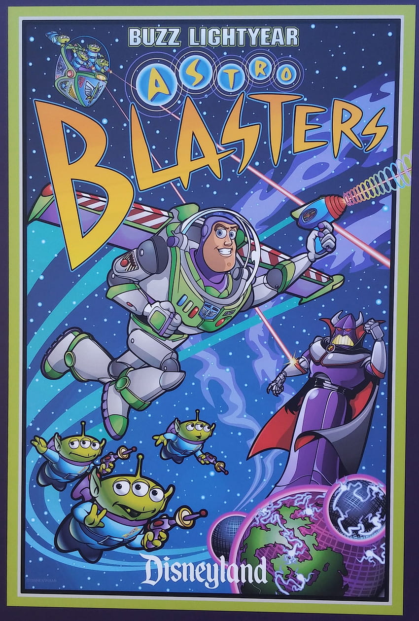 Astro Blasters ของบัซ ไลท์เยียร์ นักสำรวจอวกาศของบัซ ไลท์เยียร์ วอลล์เปเปอร์โทรศัพท์ HD