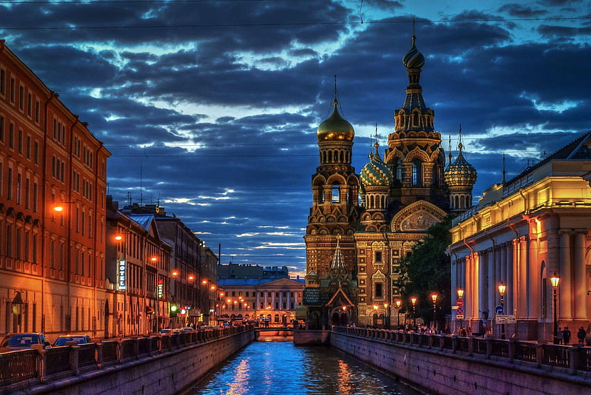 Église du Sauveur, Saint-Pétersbourg, Russie, Saint-Pétersbourg Fond d'écran HD