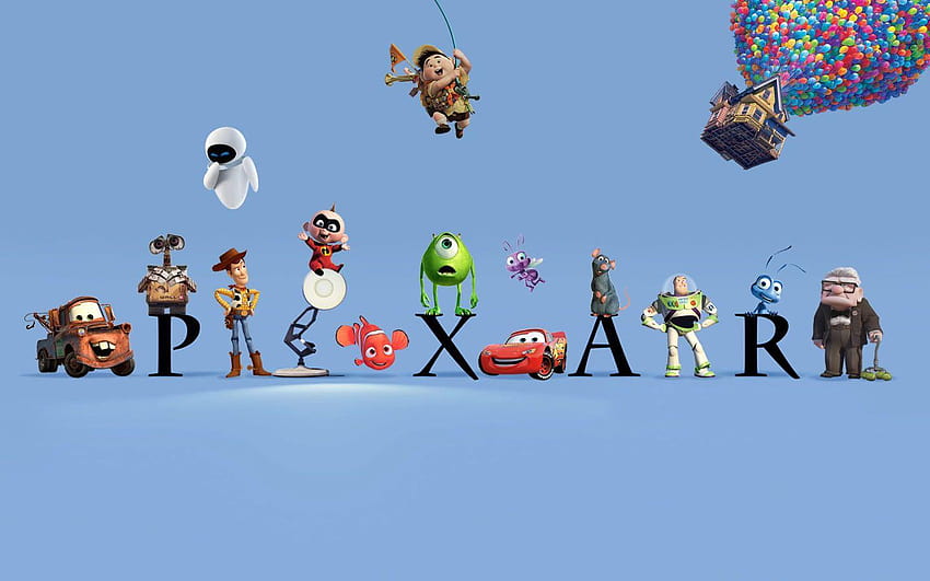 Pixar Animation Studios, фон на disney pixar HD тапет