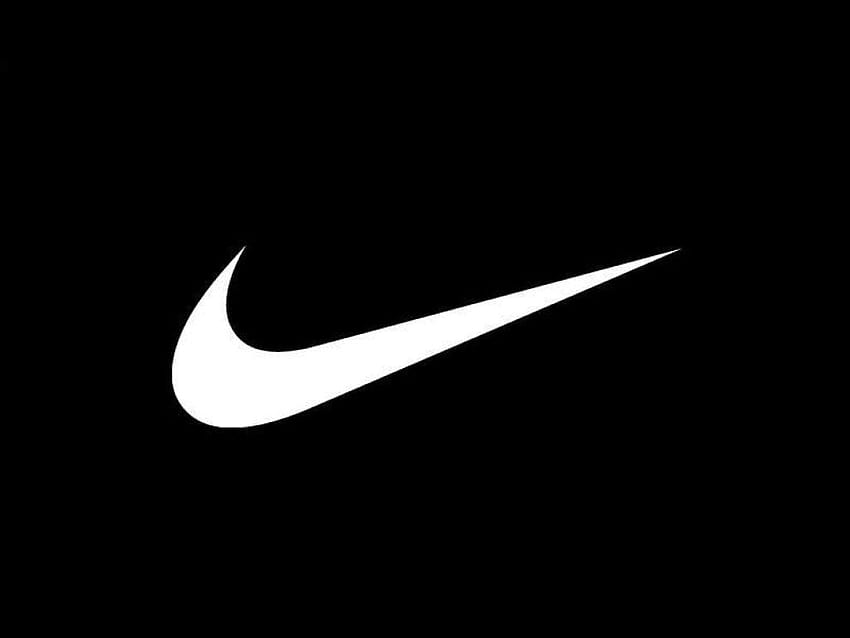 7 Nike nere, Nike 720 in bianco e nero Sfondo HD