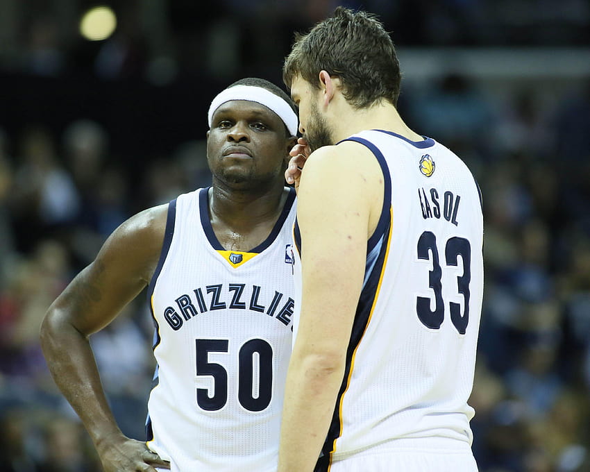 Grizzles Throwback: When Marc Gasol and Zach Randolph were foes HD wallpaper