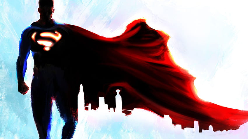 Superman Art, superman cape HD wallpaper