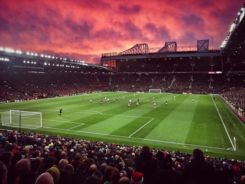 Manchester United Stadium, torcedores do Manchester United papel de parede HD