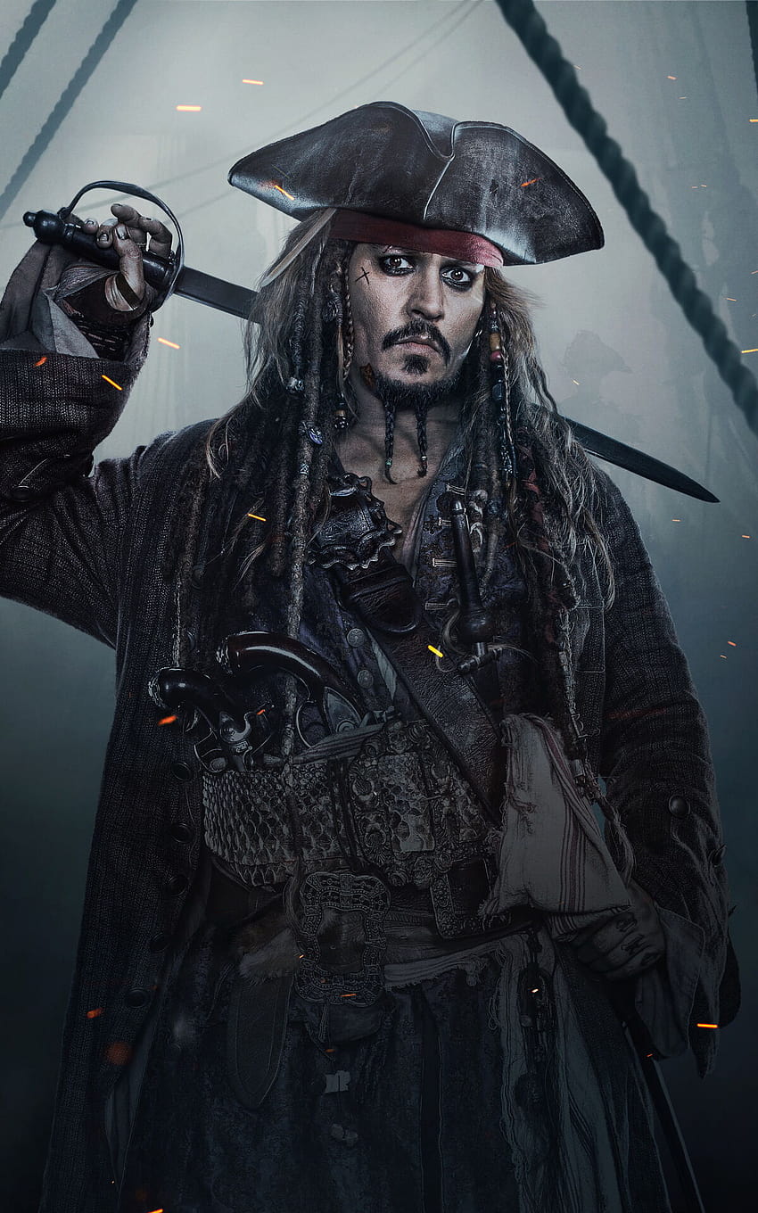 Capitaine Jack Sparrow, vaisseau jack sparrow Fond d'écran de téléphone HD