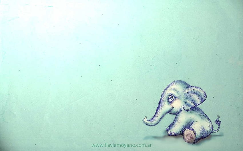 4 Tumblr Elephant, esthétique d'éléphant mignon Fond d'écran HD