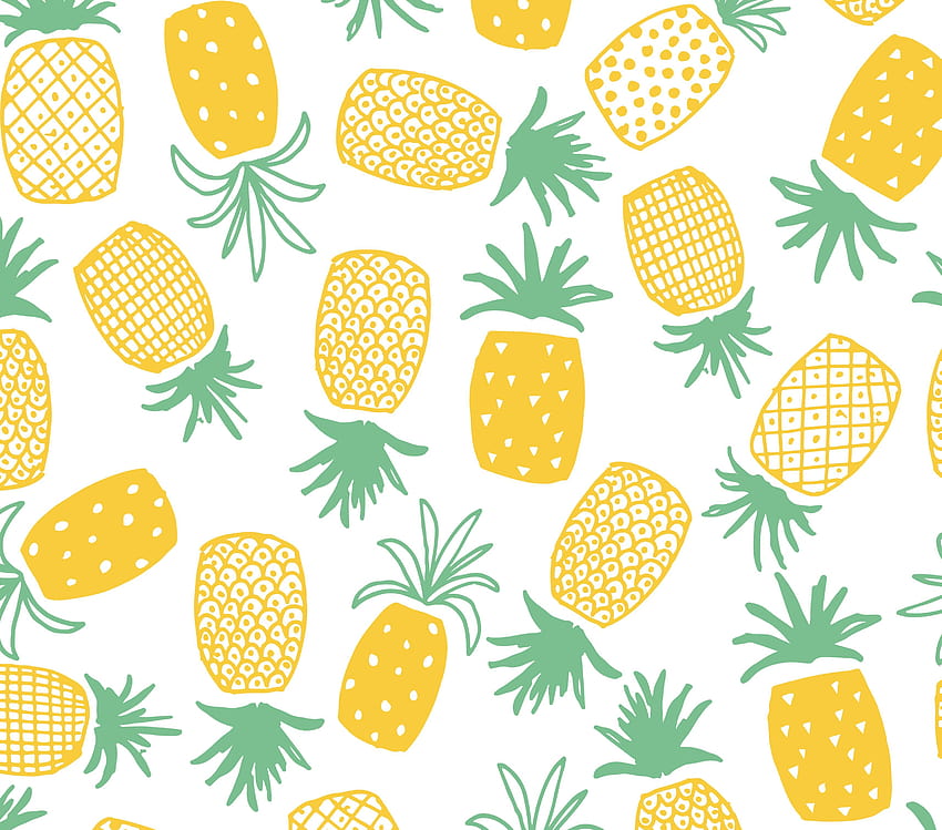 Pineapple Kawaii, easter pineapple HD wallpaper