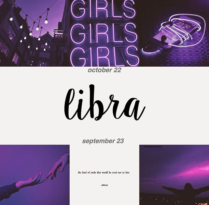 Libra, aesthetic, air sign and october HD wallpaper