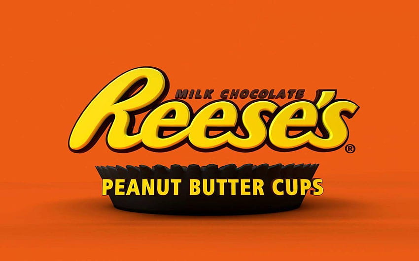 Reese's Peanut Butter Cup Logo HD wallpaper