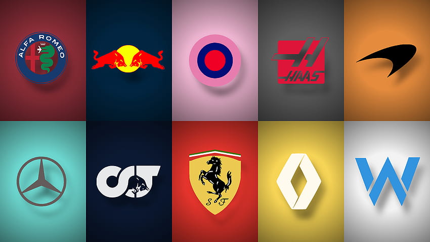 F1 Team Logos formula1 [2560x1440] for your , Mobile & Tablet HD wallpaper