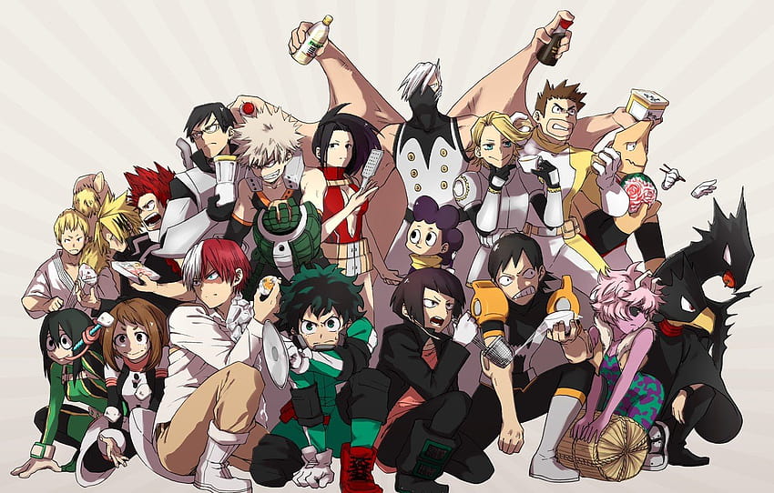 Anime My Hero Academia Manga Serisi Geniş Ekran 106021, mha tüm karakterler HD duvar kağıdı