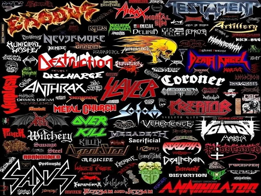 Galeria de thrash metal, bandas de thrash metal papel de parede HD