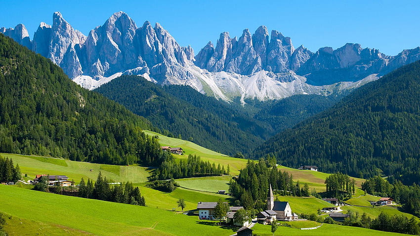 Schweizer Landschaft HD-Hintergrundbild