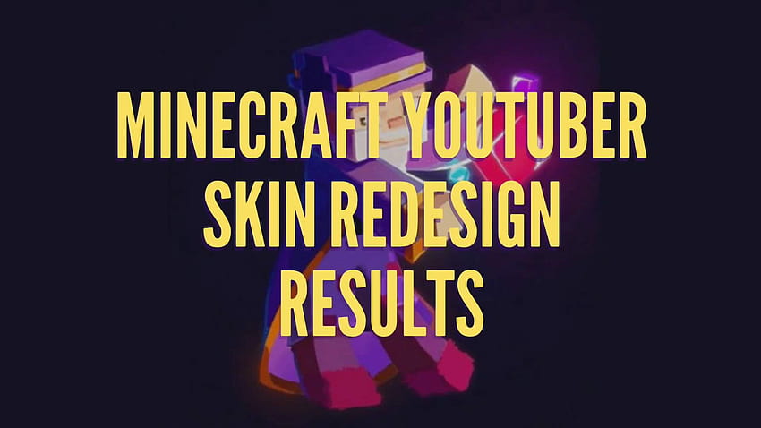 Rediseño de la piel de YouTuber de Minecraft, piel esquelética fondo de pantalla