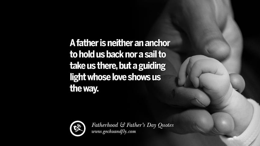 50 Inspiring And Funny Father's Day Quotes On Fatherhood HD wallpaper
