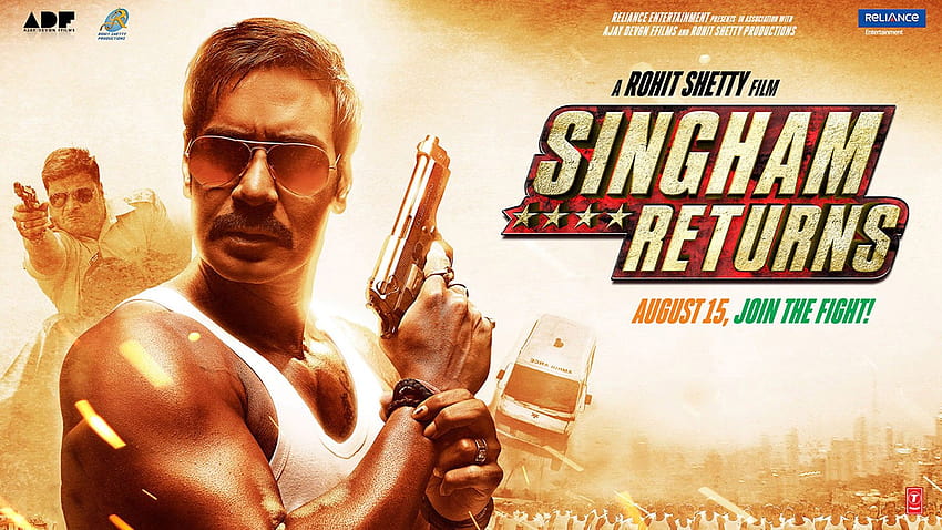 Singham Returns Bollywood Movie Poster Tapeta HD