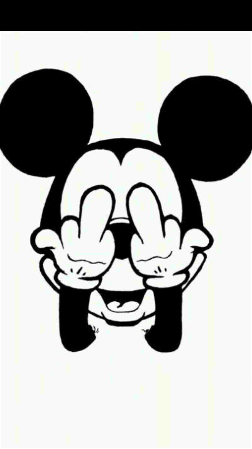 ギャングスター スワッグ ミッキー マウスの絵、ギャングスター ミッキー マウス HD電話の壁紙