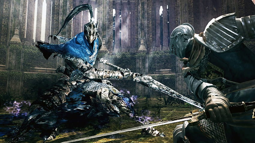 Dark Souls: Knight Artorias Bosskampf HD-Hintergrundbild