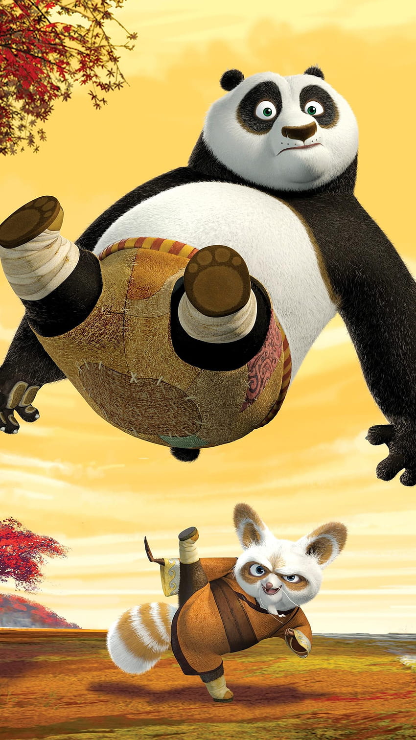 Kung Fu Panda sur chien, kung fu panda 3d Fond d'écran de téléphone HD