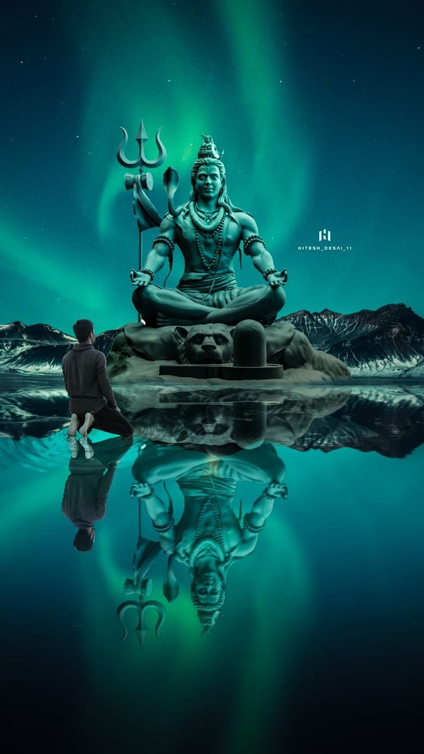 Pin auf Schnelles Speichern, Lord Shiva im Vollmodus HD-Handy-Hintergrundbild