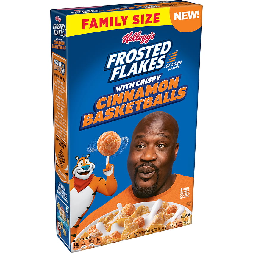 Kellogg's Frosted Flakes Breakfast Cereal, 8 Vitamins and Minerals, Crispy  Cinnamon Basketballs,  Box HD phone wallpaper | Pxfuel