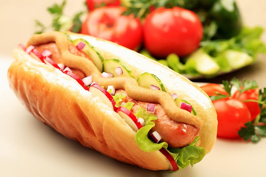 Hotdog HD-Hintergrundbild