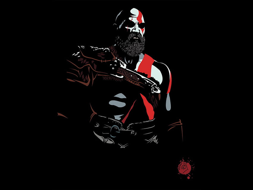 Kratos, God Of War 4, Giochi, Giochi Ps, , • Per te, dio della guerra nero Sfondo HD