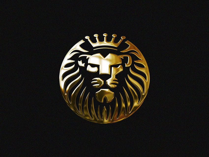 Royal Lion Logo, lion symbol HD wallpaper