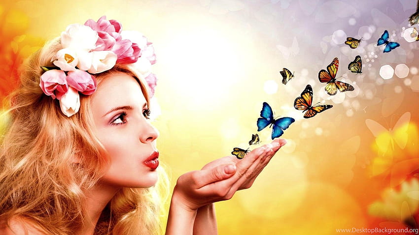 Lovely Flying Kiss – Daily Backgrounds In Backgrounds HD wallpaper