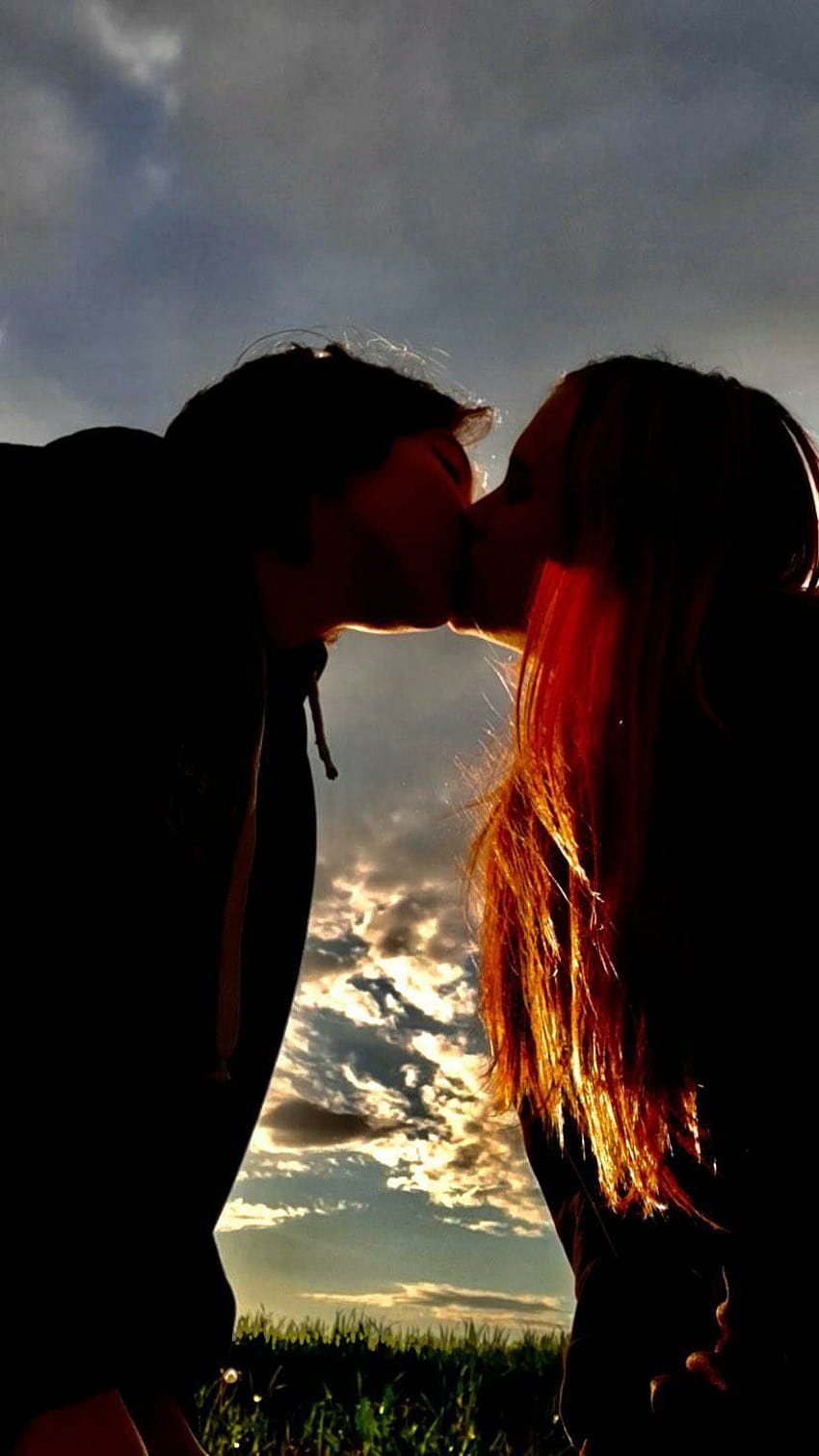 レズビアンのキス、レズビアンのカップルのキス HD電話の壁紙