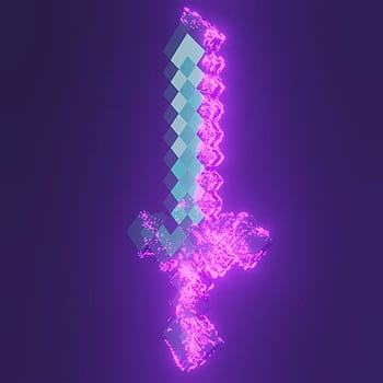 minecraft papercraft enchanted sword